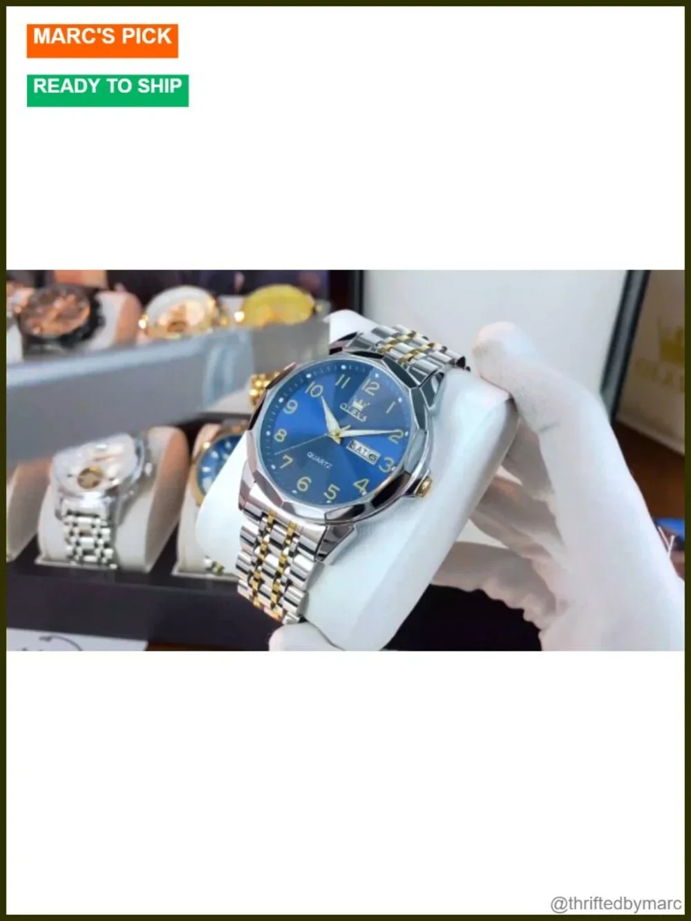 Luxury Dress Analog Quartz Stainless Steel Watch Luminous Date Business Casual